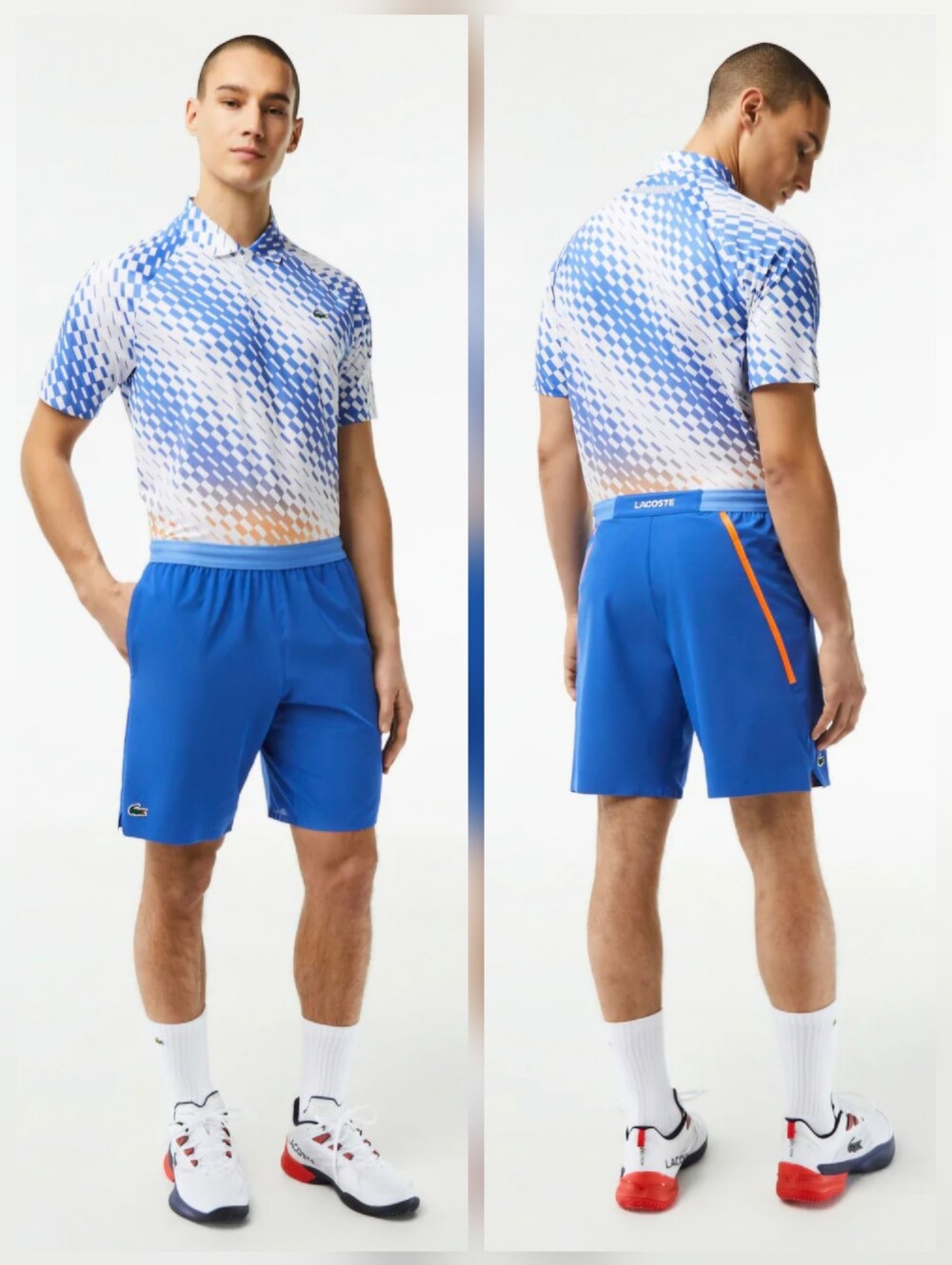 Lacoste x Novak Djokovic Men's Stretch Tennis Shorts